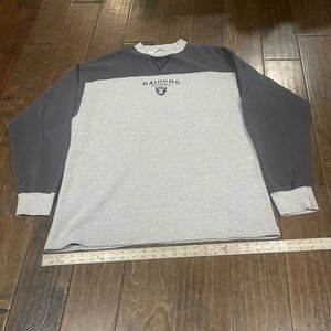 vintage 90s Oakland raiders football sweater CSA made in USA size Lg